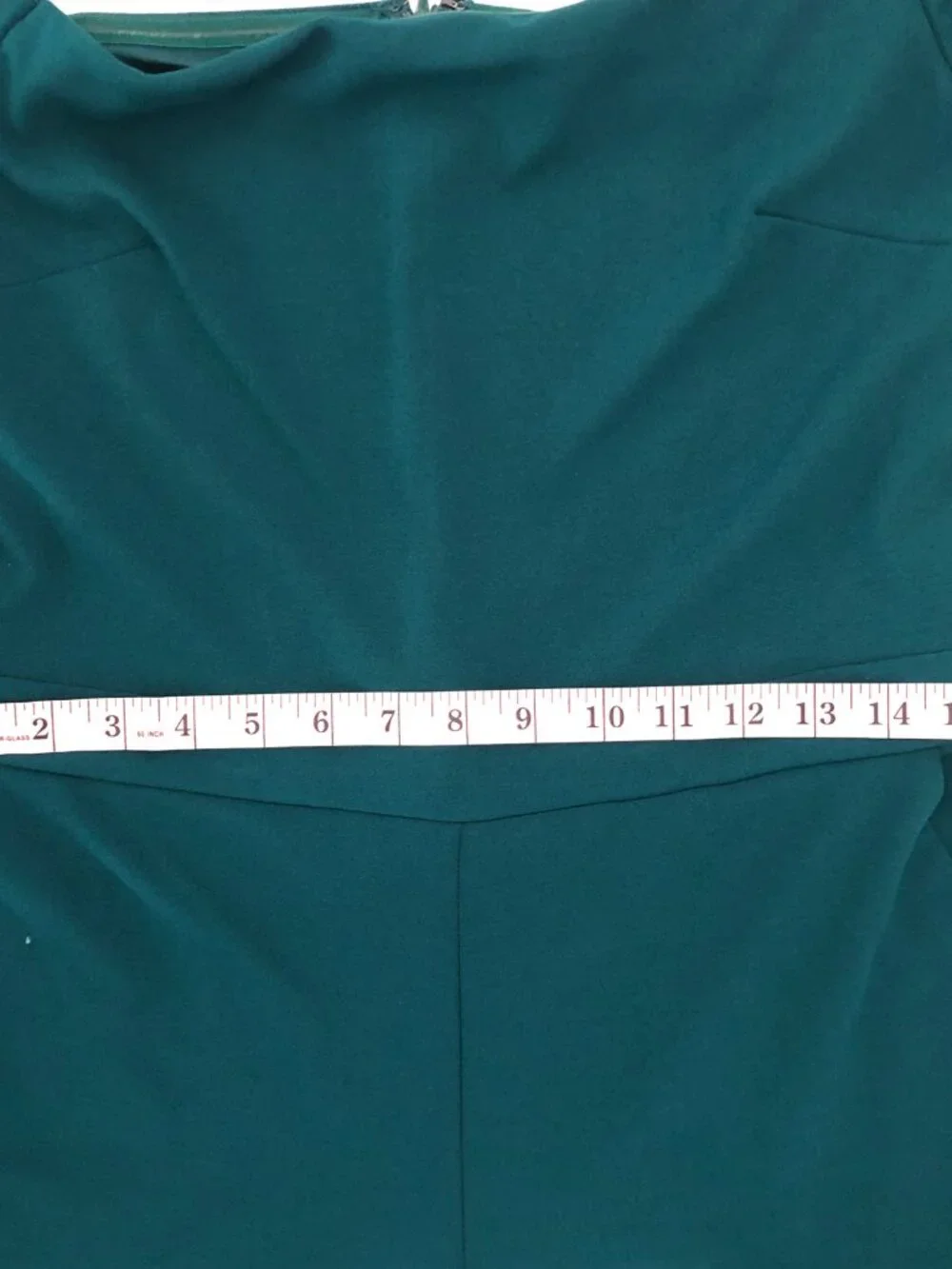 EXPRESS DEEP TEAL GREEN OFF THE SHOULDER WIDE LEG JUMPSUIT Size M MEDIUM PARTY - Picture 7 of 14